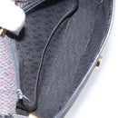 SAINT LAURENT Shoulder Bag PVC Leather Gray Gold Auth bs31403-17