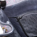 SAINT LAURENT Shoulder Bag PVC Leather Gray Gold Auth bs31404-19