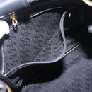 SAINT LAURENT Shoulder Bag PVC Leather Gray Gold Auth bs31404-20