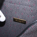 SAINT LAURENT Shoulder Bag PVC Leather Gray Gold Auth bs31404-21