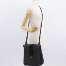 SAINT LAURENT Shoulder Bag PVC Leather Gray Gold Auth bs31404-23