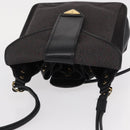 SAINT LAURENT Shoulder Bag PVC Leather Gray Gold Auth bs31404-6