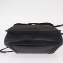 SAINT LAURENT Shoulder Bag PVC Leather Gray Gold Auth bs31404-9