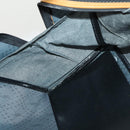 SAINT LAURENT Boston Bag PVC Leather Black Brown Auth bs31405-18