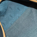 SAINT LAURENT Boston Bag PVC Leather Black Brown Auth bs31405-19