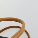 SAINT LAURENT Boston Bag PVC Leather Black Brown Auth bs31405-8