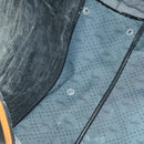 SAINT LAURENT Boston Bag PVC Leather Black Brown Auth bs31406-16