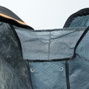 SAINT LAURENT Boston Bag PVC Leather Black Brown Auth bs31406-17