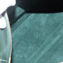 SAINT LAURENT Baby Duffel Hand Bag Leather Green Gold 322049 Auth bs31407-18