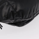 SAINT LAURENT Waist Bag Nylon Black White Auth bs31408-12