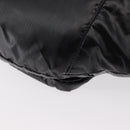 SAINT LAURENT Waist Bag Nylon Black White Auth bs31408-13