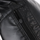 SAINT LAURENT Waist Bag Nylon Black White Auth bs31408-16