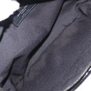 SAINT LAURENT Waist Bag Nylon Black White Auth bs31408-18