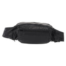 SAINT LAURENT Waist Bag Nylon Black White Auth bs31408-3