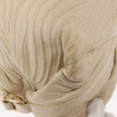 BVLGARI Chandra Hand Bag Leather Canvas Beige Brown Auth bs31410-11