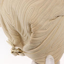 BVLGARI Chandra Hand Bag Leather Canvas Beige Brown Auth bs31410-13