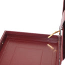 CARTIER Must Line Attache Case Leather Bordeaux Gold Auth bs31413-21