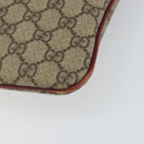 GUCCI GG Supreme Hand Bag PVC Beige Silver 117551 Auth bs31414-12