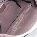 GUCCI GG Supreme Shoulder Bag PVC Beige Silver 141626 Auth bs31415-11