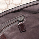 GUCCI GG Supreme Shoulder Bag PVC Beige Silver 141626 Auth bs31415-21