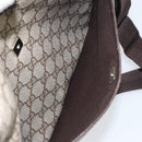 GUCCI GG Supreme Shoulder Bag PVC Beige Silver 141626 Auth bs31415-23