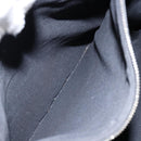 GUCCI GG Supreme Courier Tote Bag PVC Black Silver 495559 Auth bs31418-22