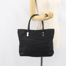 GUCCI Hand Bag Nylon Black Silver 002 2123 0457 Auth bs31419-23