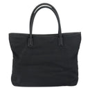 GUCCI Hand Bag Nylon Black Silver 002 2123 0457 Auth bs31419-2