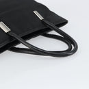 GUCCI Hand Bag Nylon Black Silver 002 2123 0457 Auth bs31419-7