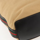 GUCCI GG Canvas Web Sherry Line Bag Beige Brown gold 001 4287 Auth bs31420-13