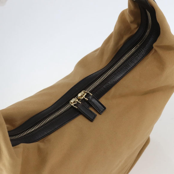 GUCCI GG Canvas Web Sherry Line Bag Beige Brown gold 001 4287 Auth bs31420