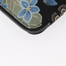 GUCCI Clutch Bag Canvas Black Silver 353480 Auth bs31421-11