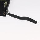 GUCCI Clutch Bag Canvas Black Silver 353480 Auth bs31421-13