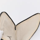 GUCCI Clutch Bag Canvas Black Silver 353480 Auth bs31421-18