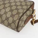 GUCCI GG Supreme Web Sherry Line Bag PVC Beige Gold 001 115 6655 Auth bs31424-12