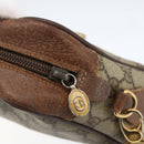 GUCCI GG Supreme Web Sherry Line Bag PVC Beige Gold 001 115 6655 Auth bs31424-14