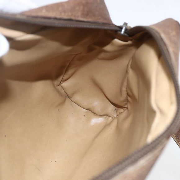 GUCCI GG Supreme Web Sherry Line Bag PVC Beige Gold 001 115 6655 Auth bs31424