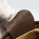 GUCCI GG Supreme Web Sherry Line Bag PVC Beige Gold 001 115 6655 Auth bs31424-21