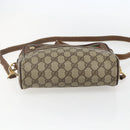 GUCCI GG Supreme Web Sherry Line Bag PVC Beige Gold 001 115 6655 Auth bs31424-9