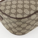GUCCI GG Supreme Web Sherry Line Bag PVC Beige Gold 001 754 6177 Auth bs31425-13