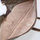 GUCCI GG Supreme Web Sherry Line Bag PVC Beige Gold 001 754 6177 Auth bs31425-21