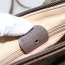 GUCCI GG Supreme Web Sherry Line Bag PVC Beige Gold 001 754 6177 Auth bs31425-22