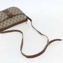GUCCI GG Supreme Web Sherry Line Bag PVC Beige Gold 001 754 6177 Auth bs31425-7