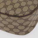 GUCCI GG Supreme Web Sherry Line Bag PVC Beige Gold 001 58 6177 Auth bs31426-15