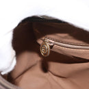 GUCCI GG Supreme Web Sherry Line Bag PVC Beige Gold 001 58 6177 Auth bs31426-22