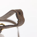 GUCCI GG Supreme Web Sherry Line Bag PVC Beige Gold 001 58 6177 Auth bs31426-9