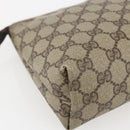 GUCCI GG Supreme Pouch PVC Leather Beige Gold 014 115 6088 Auth bs31427-16