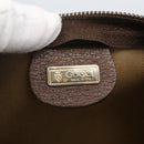 GUCCI GG Supreme Pouch PVC Leather Beige Gold 014 115 6088 Auth bs31427-17