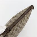 GUCCI GG Supreme Pouch PVC Leather Beige Gold 014 115 6088 Auth bs31427-5