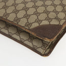 GUCCI GG Supreme Clutch Bag PVC Beige 97 01 029 Auth bs31428-10